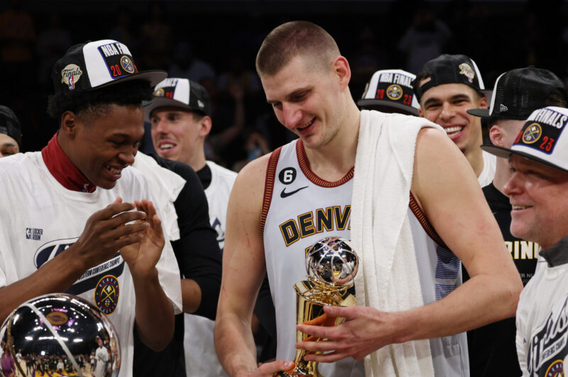 Denver Nuggets NBA Championship Trophy Presentation🏆
